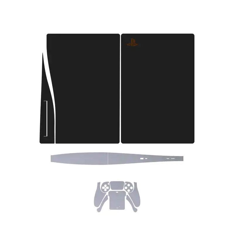 برچسب کنسول و دسته بازی PS5 ماهوت مدل MatteBlackMatteSilver