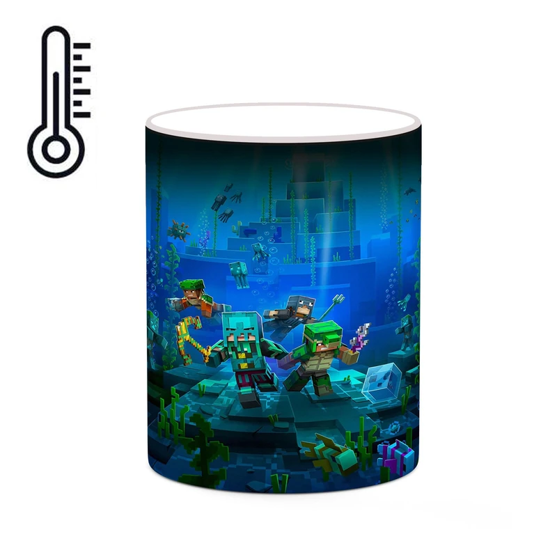 ماگ حرارتی کاکتی طرح ماینکرافت minecraft مدل mgh41460