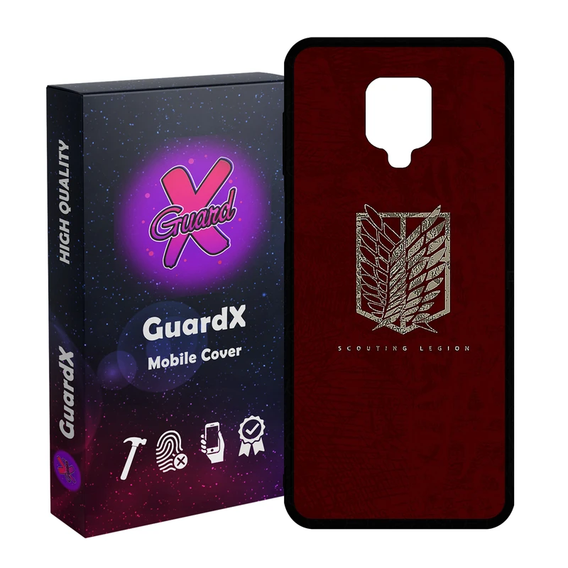 کاور گارد ایکس طرح نماد مدل 11090 مناسب برای گوشی موبایل شیائومی Redmi Note9 Pro/Note 9 Pro Max/Redmi Note 9S/MI Poco M2 Pro