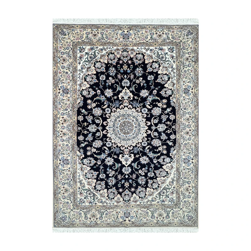 فرش دستبافت شش متری مدل نایین کد 1422