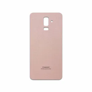 MAHOOT Rose Gold Leather Cover Sticker for Samsung Galaxy J8