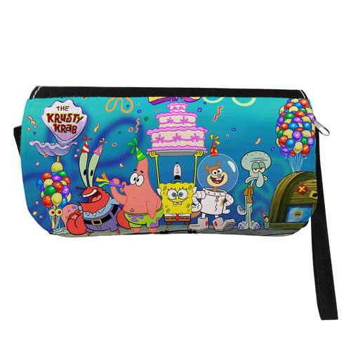 جامدادی مدل دوزیپ طرح باب اسفنجی کد NI179