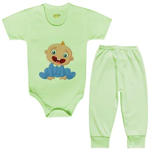 ست بادی و شلوار نوزادی کارانس مدل BSTG-0243