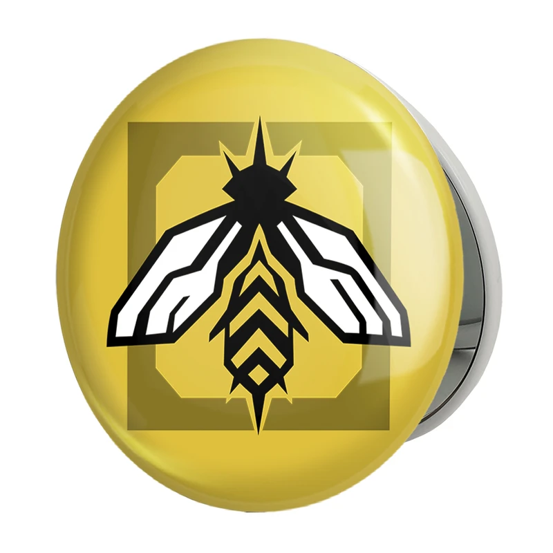 آینه جیبی خندالو طرح grim  بازی رینبو سیکس سیج  مدل تاشو کد 30352