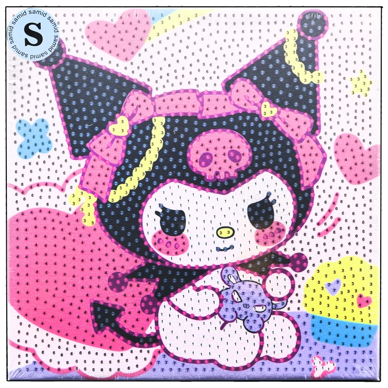 بازی آموزشی سمید مدل ساخت تابلو نقاشی الماسی طرح کرومی