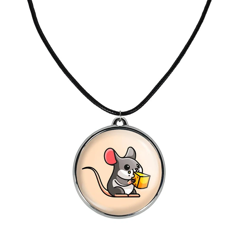 گردنبند خندالو مدل حیوانات بامزه موش کد 2818128182