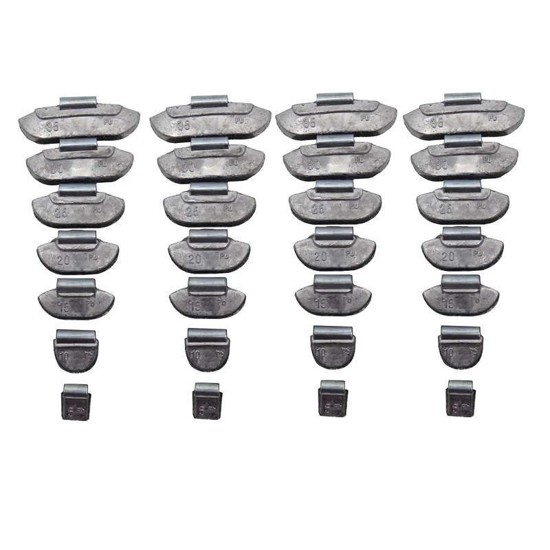 سرب بالانس لاستیک سامکو مدل گیره ای کد YP-5-35GR مجموعه 28 عددی