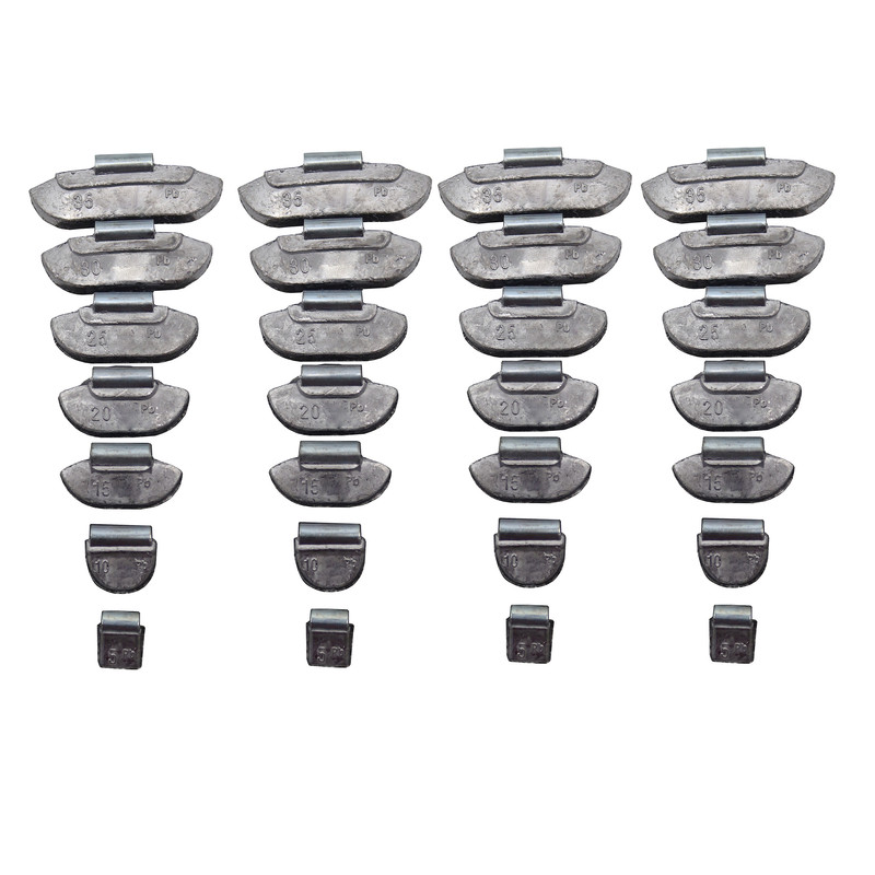 سرب بالانس لاستیک سامکو مدل گیره ای کد YP-5-35GR مجموعه 28 عددی