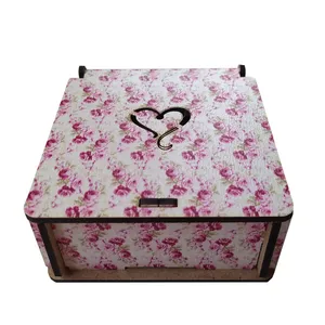 جعبه هدیه طرح گل رز کد 1
