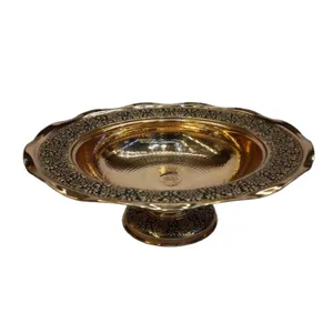 آجیل خوری مسی طرح رز 