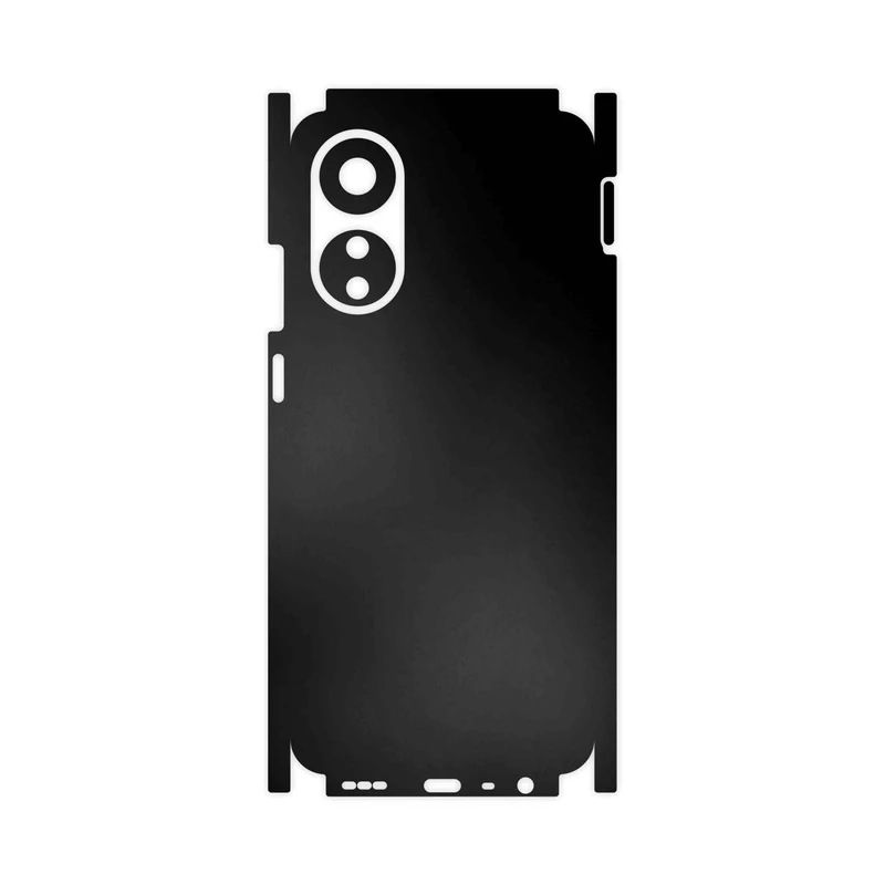 برچسب پوششی ماهوت مدل Matte-Black-FullSkin مناسب برای گوشی موبایل اپو A78 4G