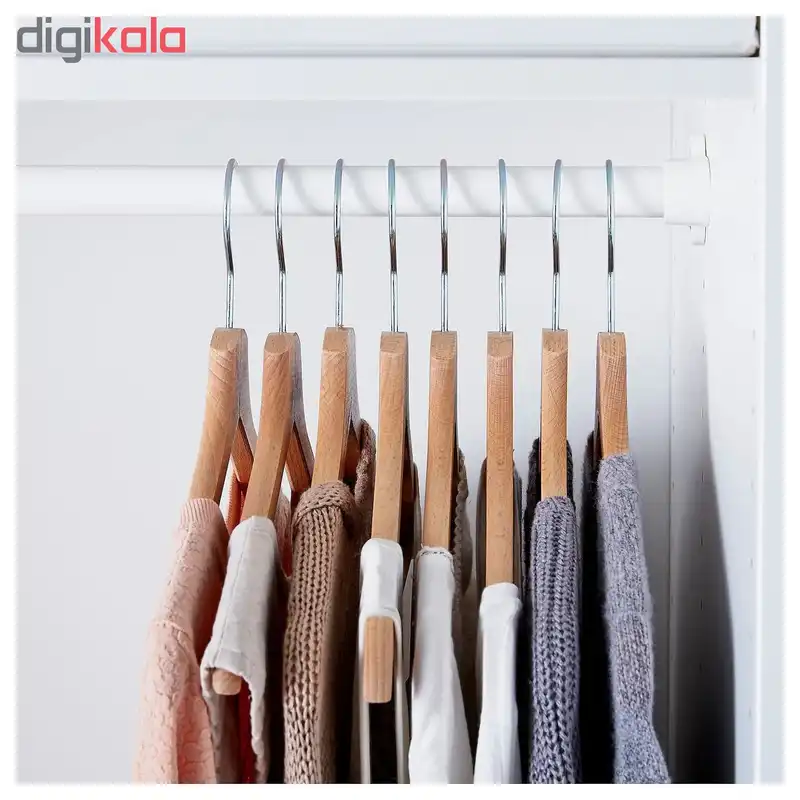 چوب لباسی ایکیا مدل Bumerang - بسته 8 عددی