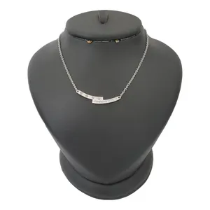 گردنبند نقره زنانه ترمه ۱ کد smed 1092