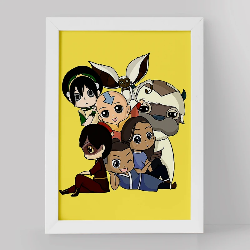 تابلو خندالو مدل انیمه آواتار کد 10061