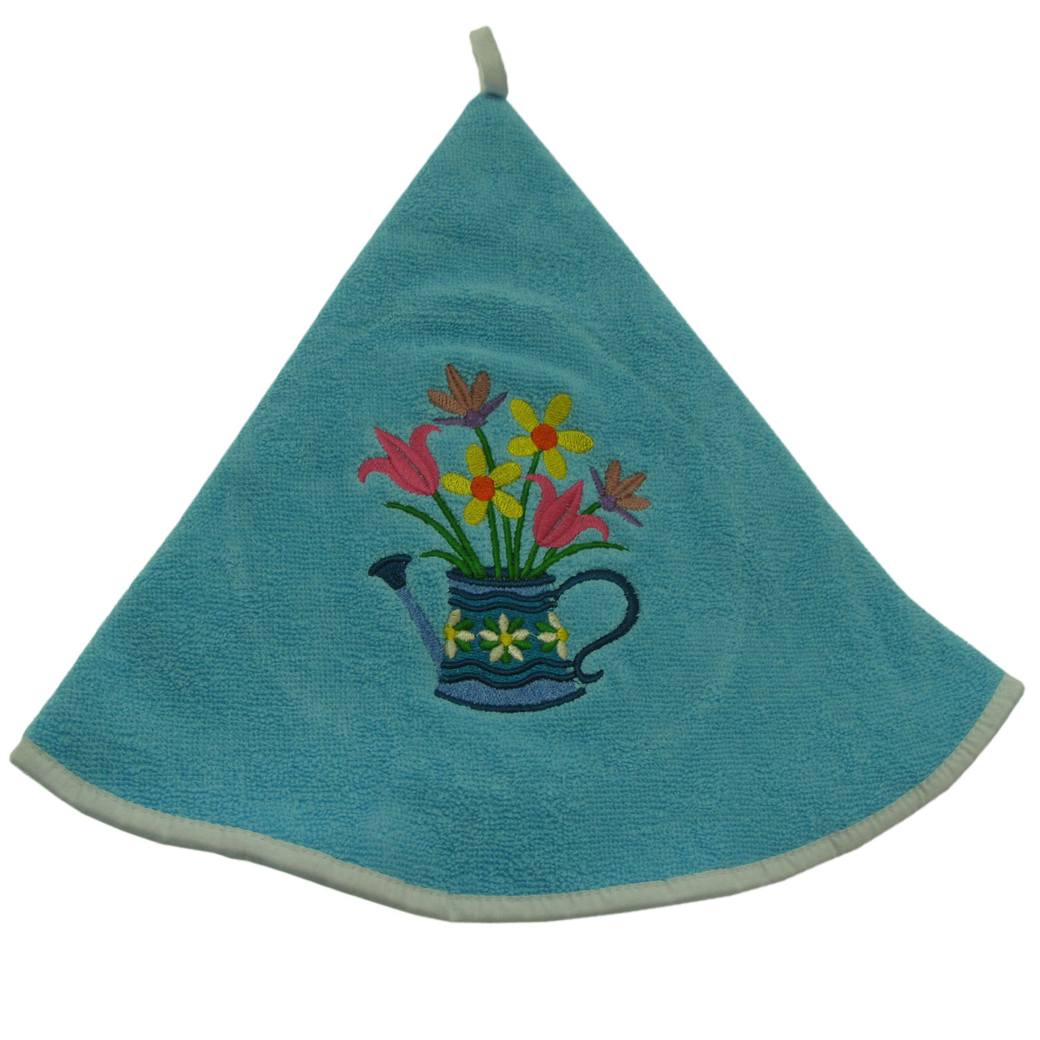  حوله آشپزخانه طرح flower کد 05 سایز 66 × 66 سانتی متر