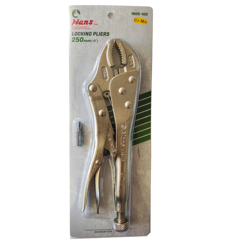 انبر قفلی هنس تولز مدل CR - MO 10 سایز 10 اینچ انبر قفلی هنس تولز مدل CR - MO 10 سایز 10 اینچ