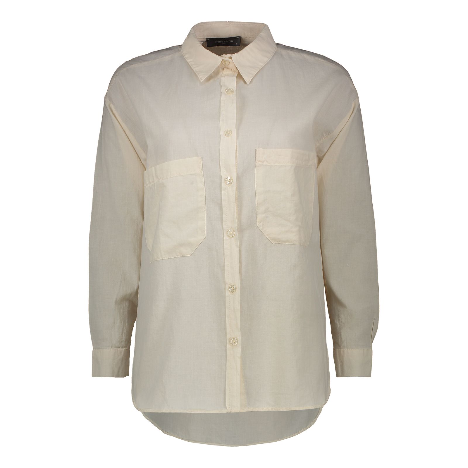 شومیز آستین بلند زنانه پیر کاردین مدل 9212102 رنگ نباتی -  - 2