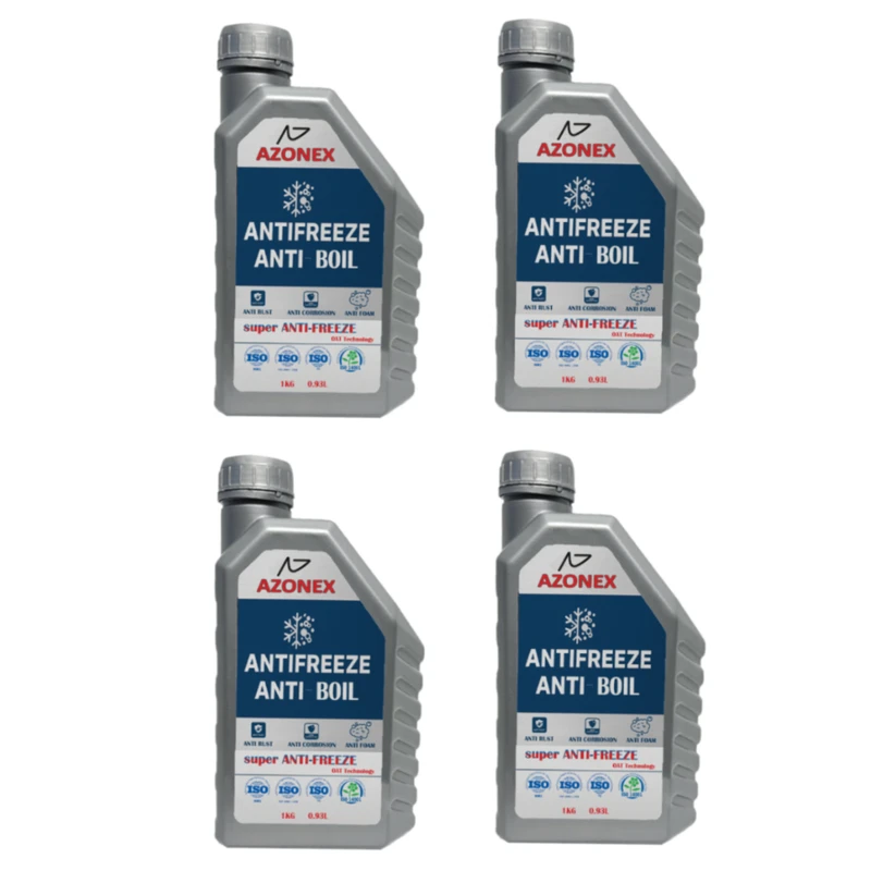 ضدیخ و ضدجوش 100 به 0 آزونکس مدل OAT Technology  حجم 1 لیتر بسته 4 عددی