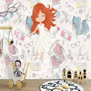 پوستر دیواری اتاق کودک مدل دختر  DVRF1608