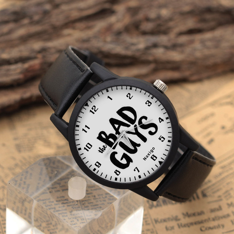 ساعت مچی عقربه ای ناکسیگو مدل The Bad Guys کد LF14073 ساعت مچی عقربه ای ناکسیگو مدل The Bad Guys کد LF14073