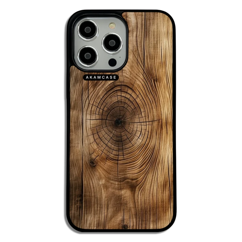 کاور آکام مدل AMC-WA14PROMAX-WOOD-3 مناسب برای گوشی موبایل اپل iPhone 14 Pro Max