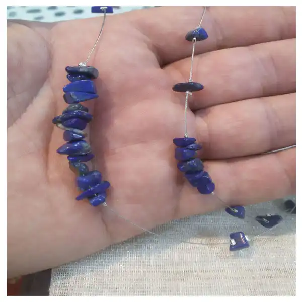 نیم ست زنانه مدل سنگ لاجورد