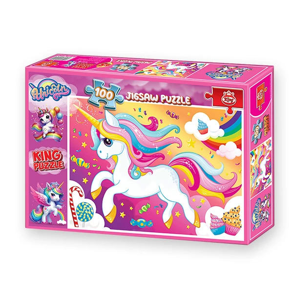 پازل 100 تکه کینگ مدل یونیکورن
