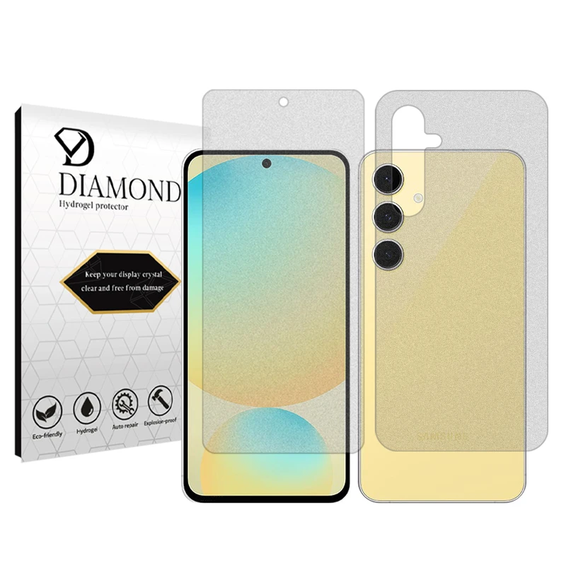 محافظ صفحه نمایش مات دیاموند مدل Tough مناسب برای گوشی موبایل سامسونگ Galaxy M55 5G به همراه محافظ پشت گوشی