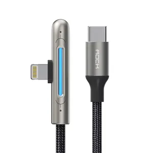 کابل تبدیل USB-C به لایتنینگ  راک مدل RCB0811 طول 2 متر