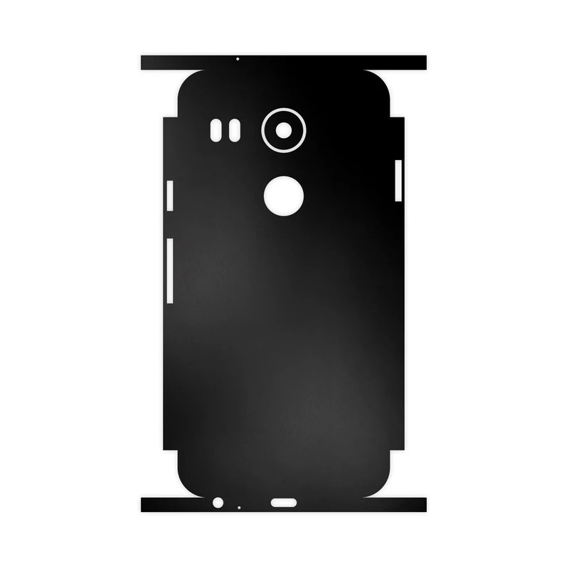 برچسب پوششی ماهوت مدل Black-Matte-FullSkin مناسب برای گوشی موبایل گوگل Nexus 5X
