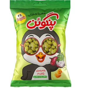 بادام زمینی روکش دار دراژه هلندی با طعم پیاز جعفری پنگوئن - 80 گرم