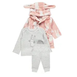 ست 3 تکه لباس دخترانه جورج مدل Bunny Dressing Gown