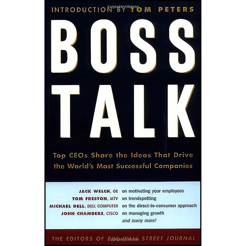 کتاب Boss Talk اثر Wall Street Journal انتشارات Random House Trade