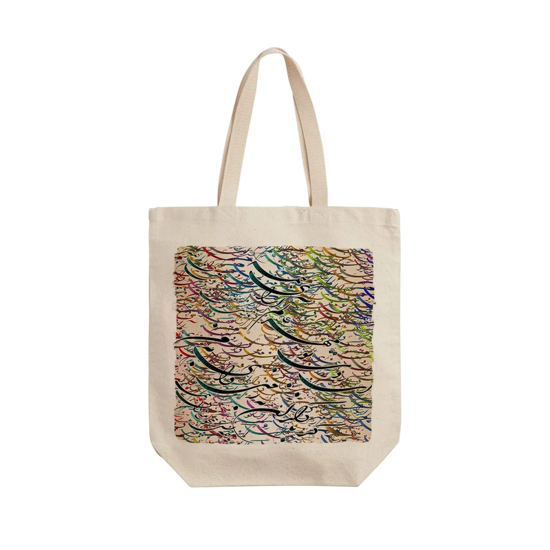 ساک خرید ترمه طراحان ایده مدل مهر عالم آرا کد trm153 - L