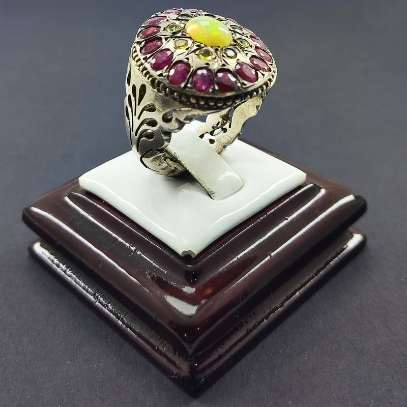 انگشتر نقره مردانه سلین کالا مدل جواهر