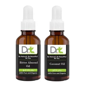 روغن بدن دکترتی مدل نارگیل و بادام تلخ حجم 50 میلی لیتر بسته 2 عددی