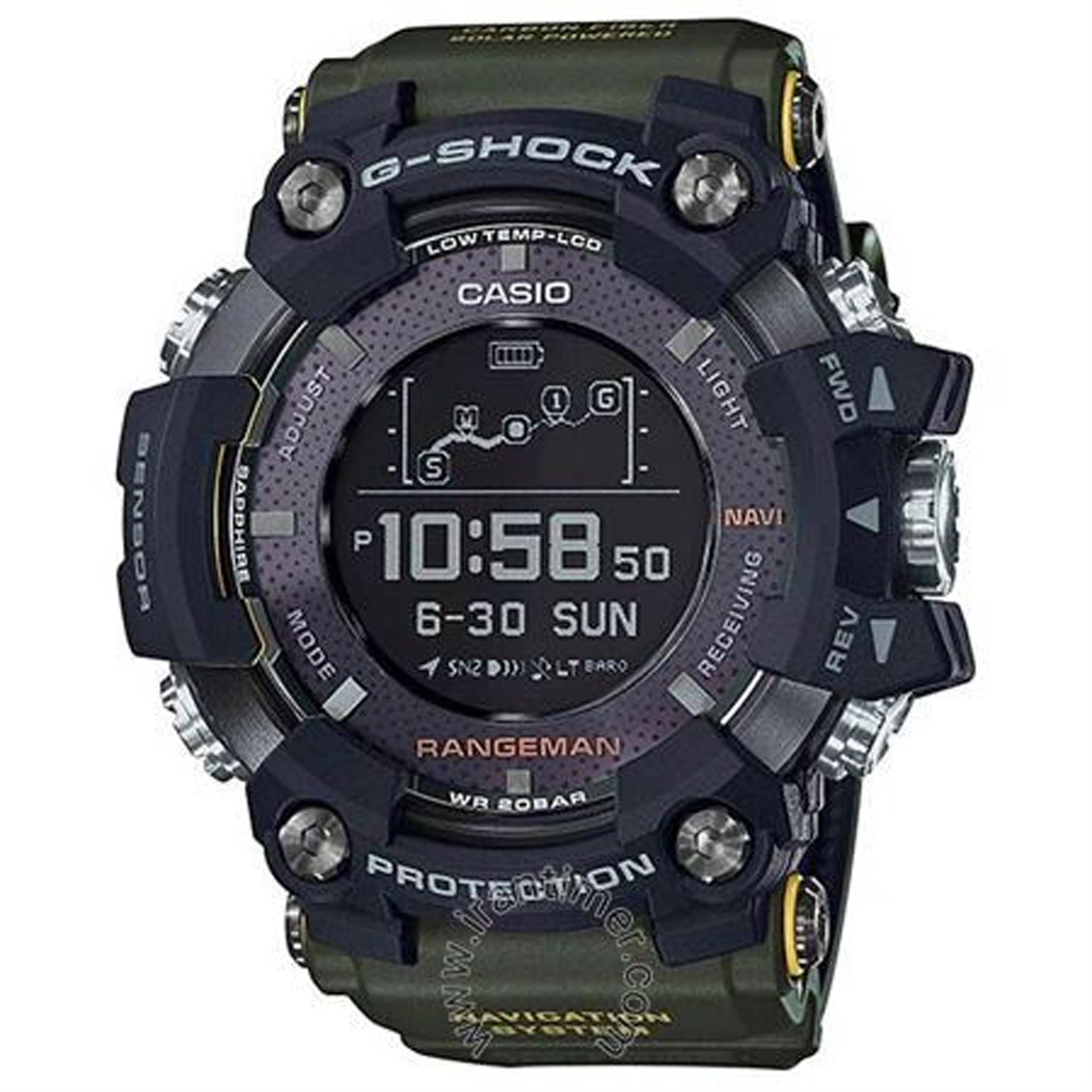 ساعت مچی دیجیتال مردانه کاسیو مدل GPR-B1000-1BDR
