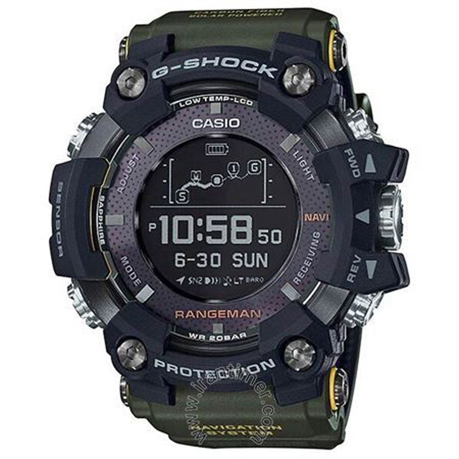 ساعت مچی دیجیتال مردانه کاسیو مدل GPR-B1000-1BDR -  - 1