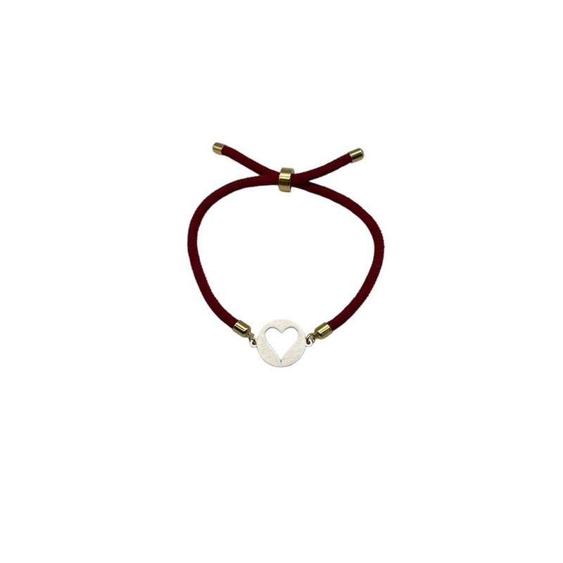 دستبند نقره مدل قلب کد روز عشق 10 دستبند نقره مدل قلب کد روز عشق 10