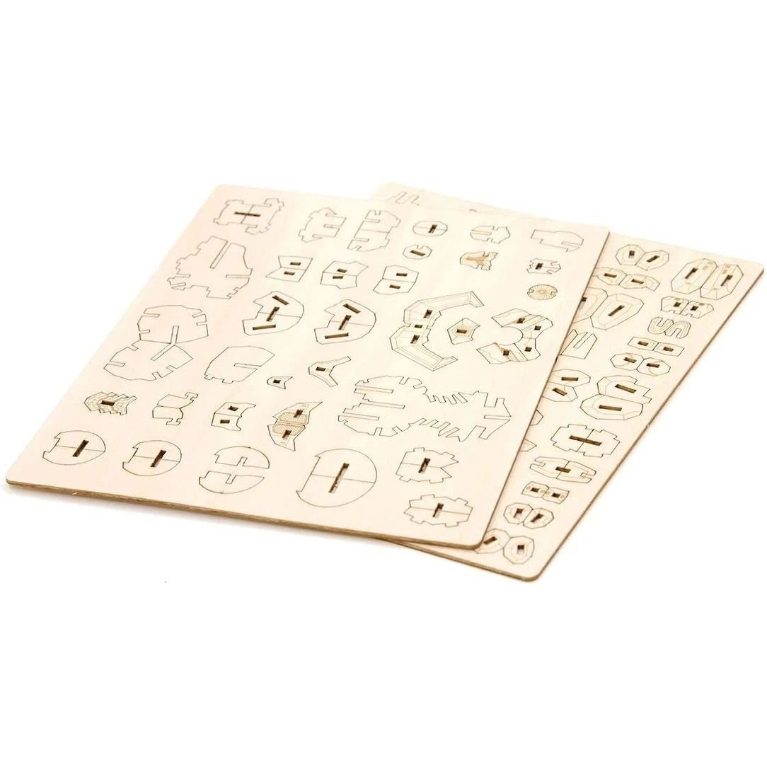 ساختنی 180 تکه مدل ماکت چوبی ربات کد M198 ساختنی 180 تکه مدل ماکت چوبی ربات کد M198