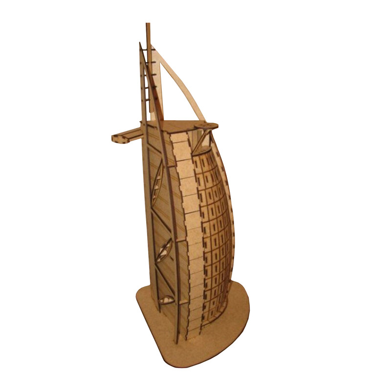 ساختنی مدل سه بعدی ماکت برج العرب کد M44
