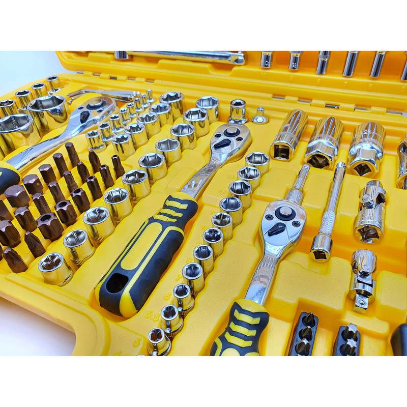 آچار بکس جغجغه ای اوکی مدل OKOX مجموعه 170 عددی