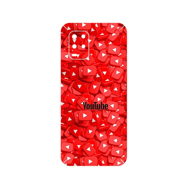 برچسب پوششی ماهوت مدل Youtube مناسب برای گوشی موبایل شیائومی Mi 10 Lite 5G