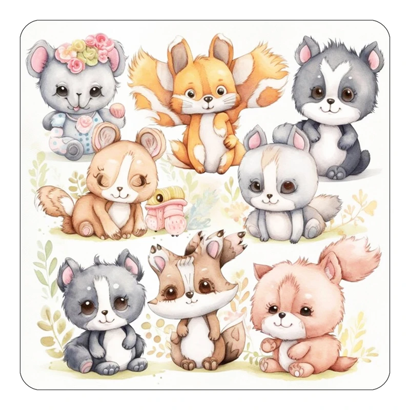 مگنت کاکتی طرح حیوانات کارتونی مدل mp28515