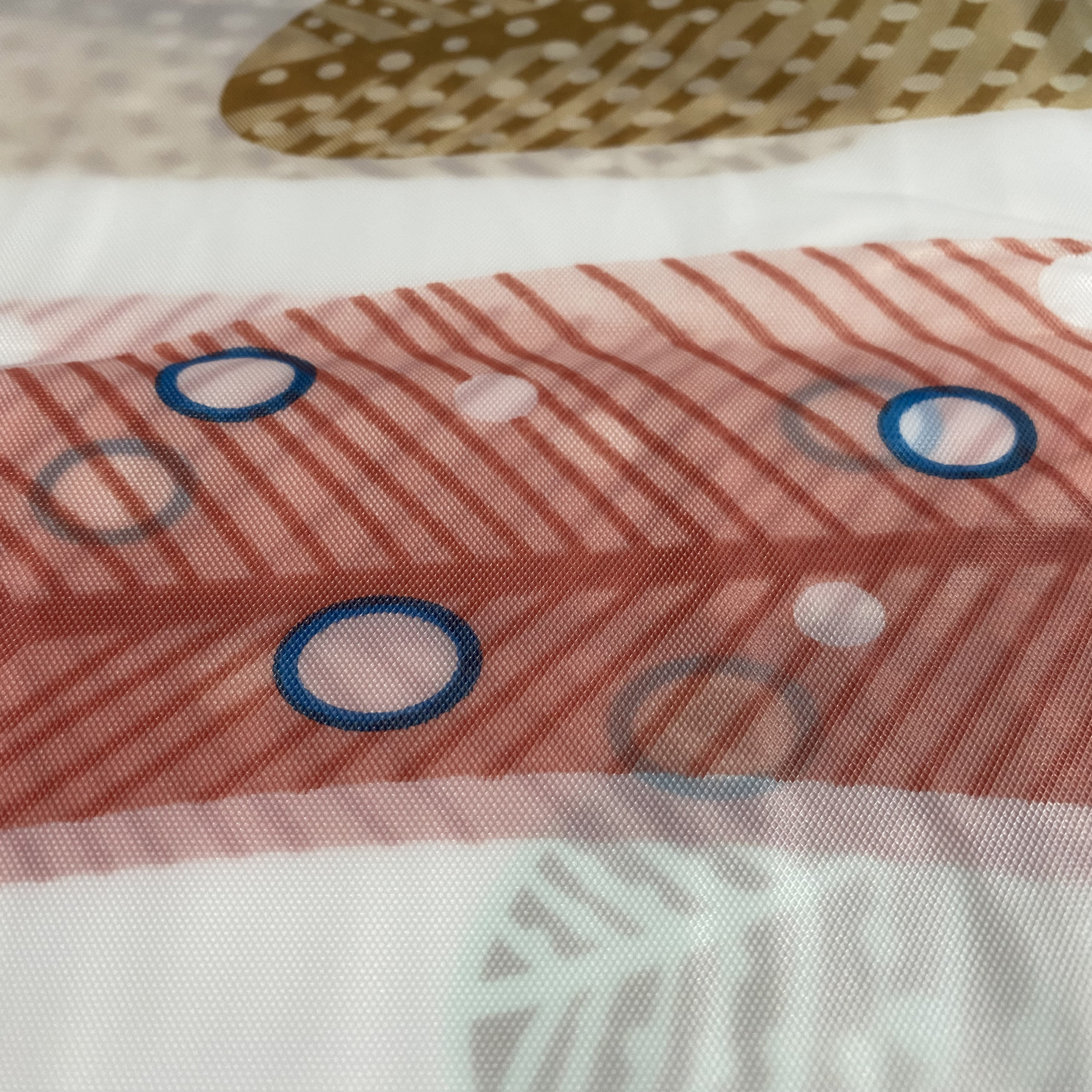 پرده حمام کد PH278 سایز 180x180 سانتی متر