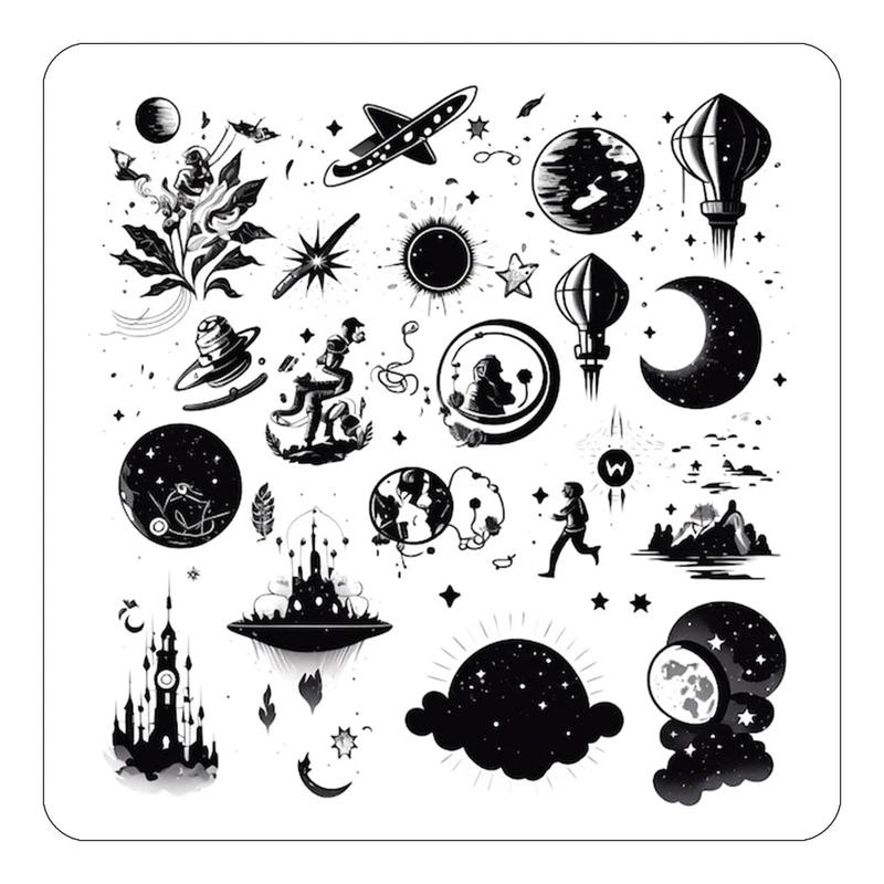 مگنت کاکتی طرح ماه و ستاره مدل mp51326