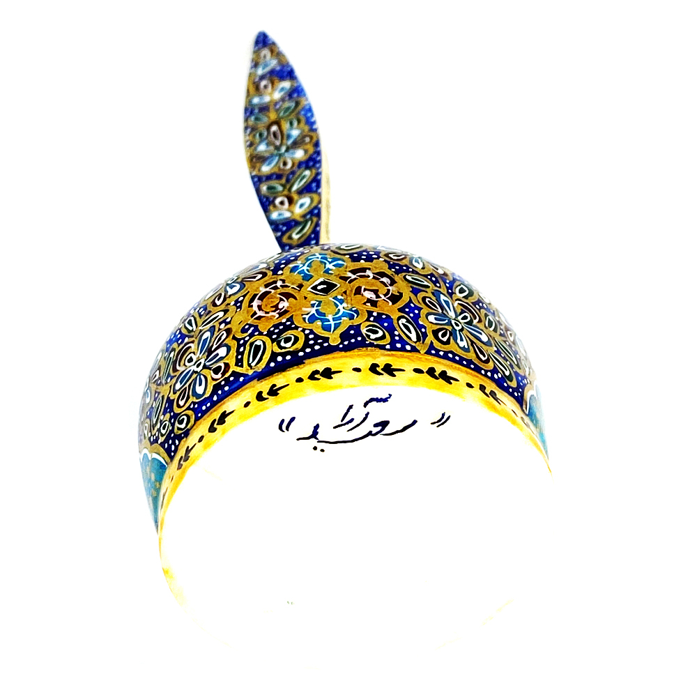 سرمه دان استخوانی سعید آرا طرح تذهیب مدل بچکول کد 18