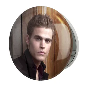آینه جیبی خندالو طرح استفان سالواتوره خاطرات یک خون آشام  The Vampire Diaries  مدل تاشو کد 23700 