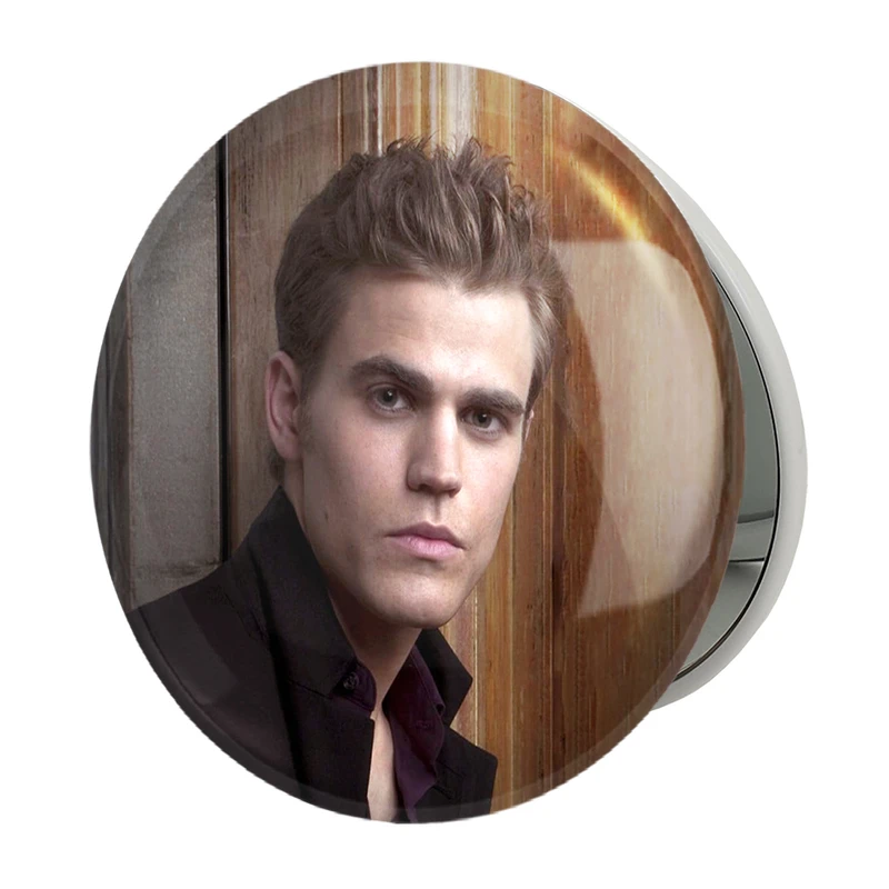 آینه جیبی خندالو طرح استفان سالواتوره خاطرات یک خون آشام  The Vampire Diaries  مدل تاشو کد 23700 