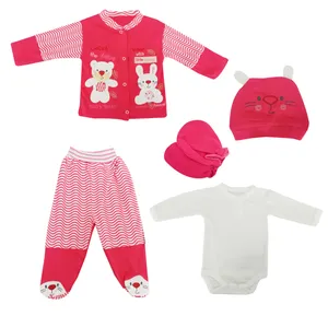 ست 5 تکه لباس نوزادی مدل Million bebe2022